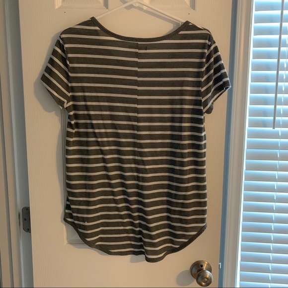 American Eagle Striped Pocket Tee - Picture 2 of 3